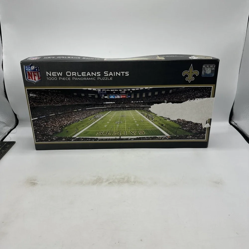 New Orleans Saints 1000 Piece Panoramic Puzzle NEW 2014 Master Pieces  39
